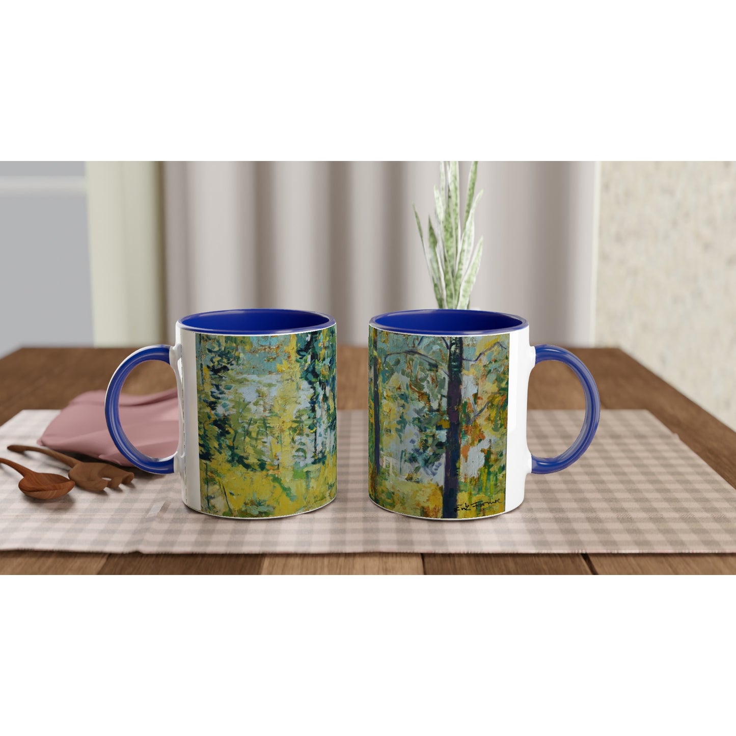 "Backlight" Accented Mugs